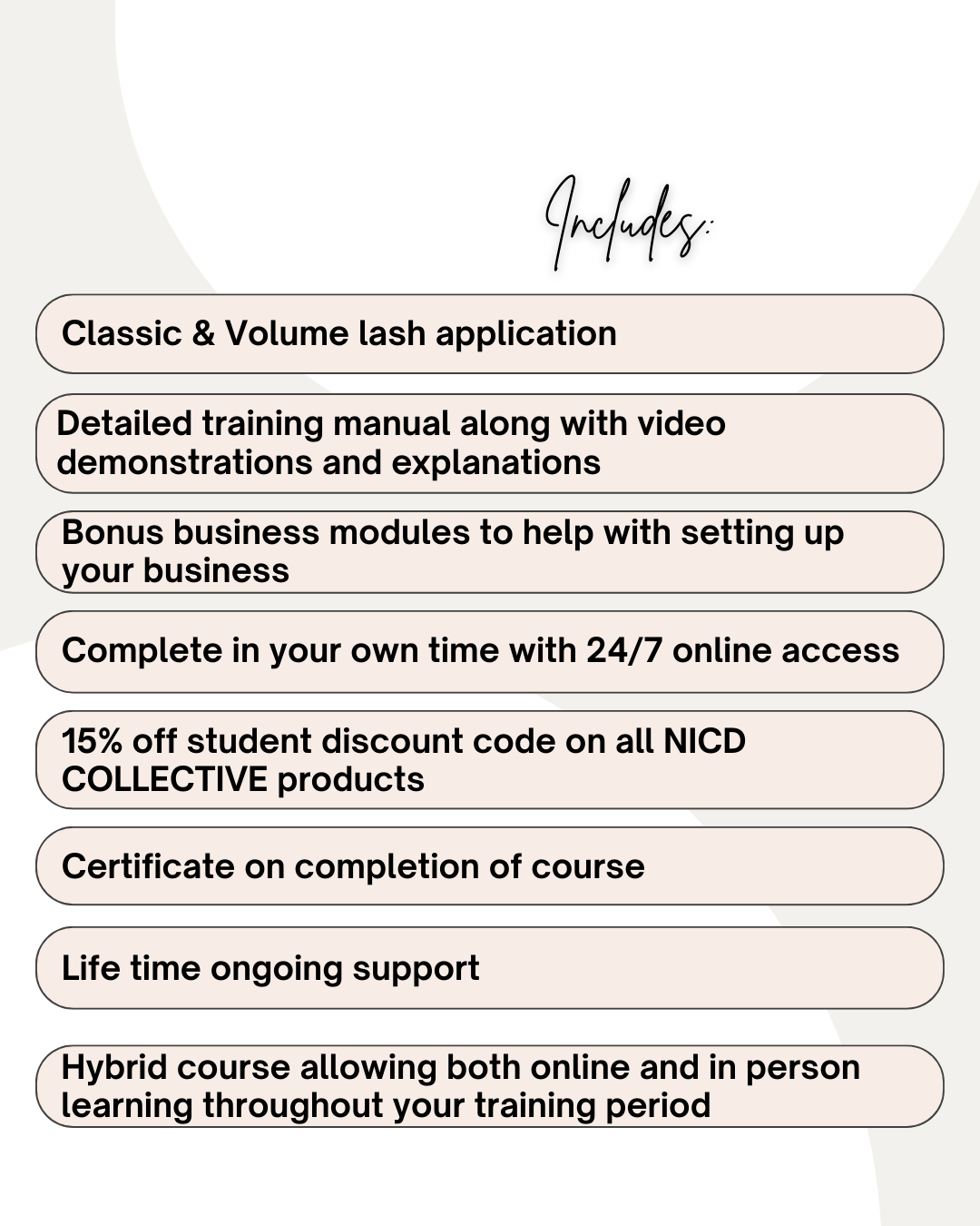 EYELASH EXTENSION TRAINING (IN PERSON)