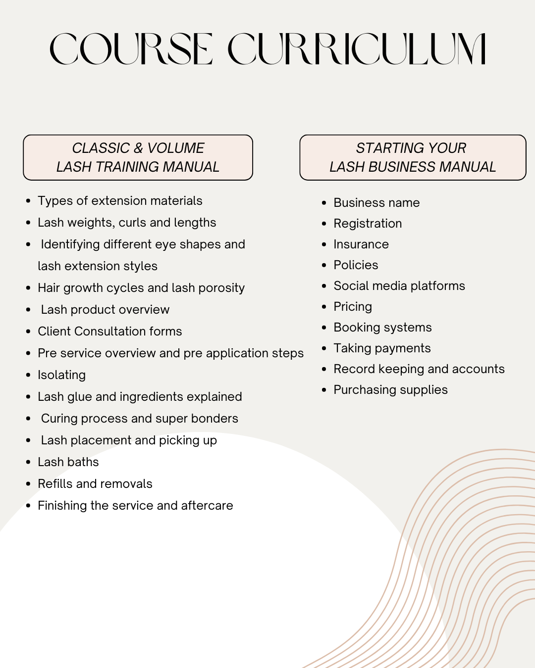 EYELASH EXTENSION TRAINING (ONLINE)