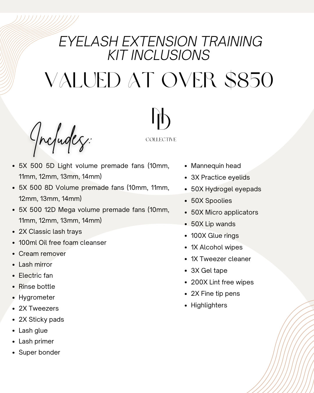 EYELASH EXTENSION TRAINING (IN PERSON)