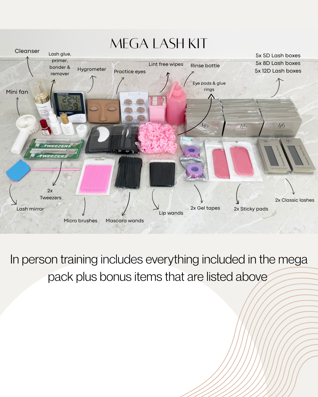 EYELASH EXTENSION TRAINING (IN PERSON)