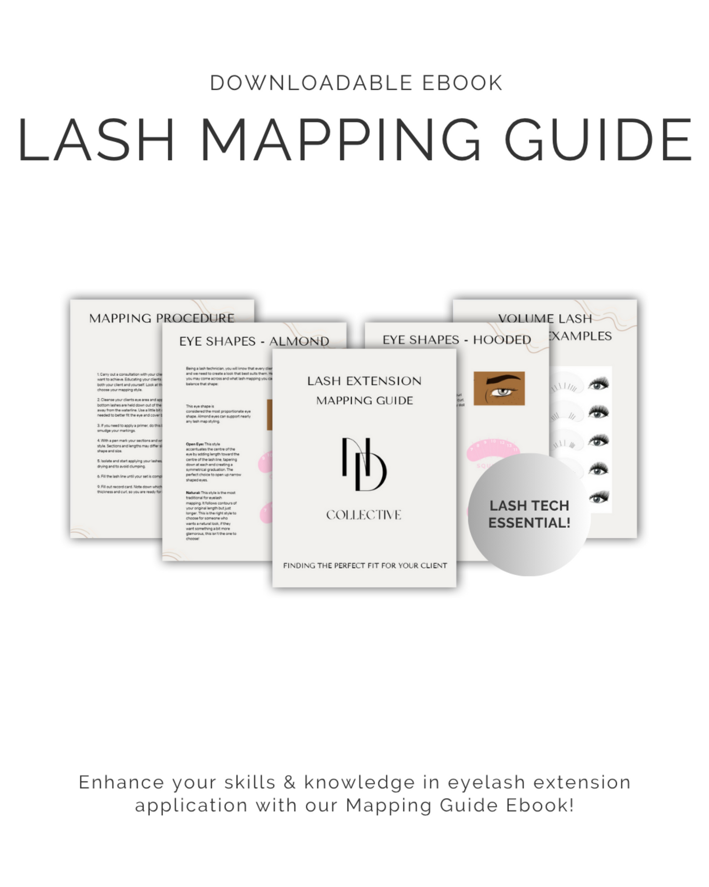 Lash Extension Mapping Guide E-book