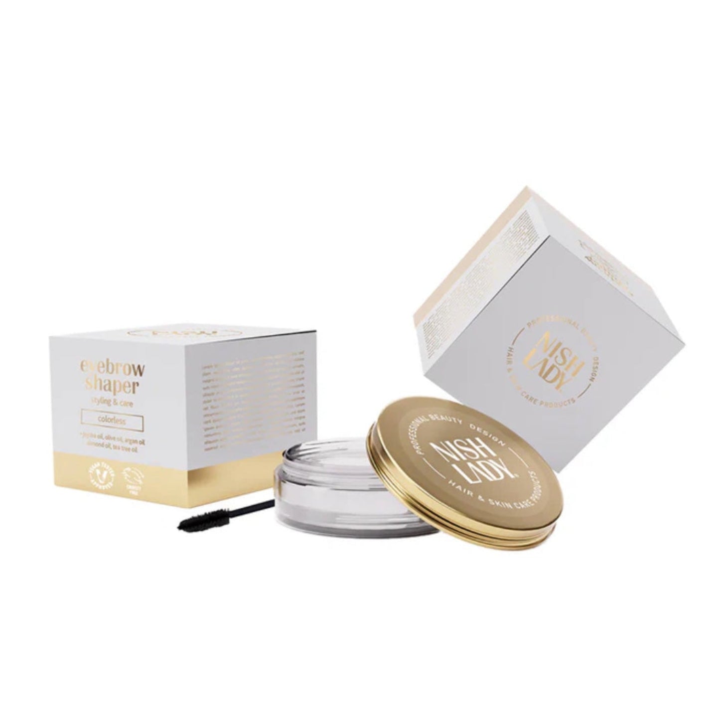 Nish Lady Eyebrow Wax - Clear 50ml