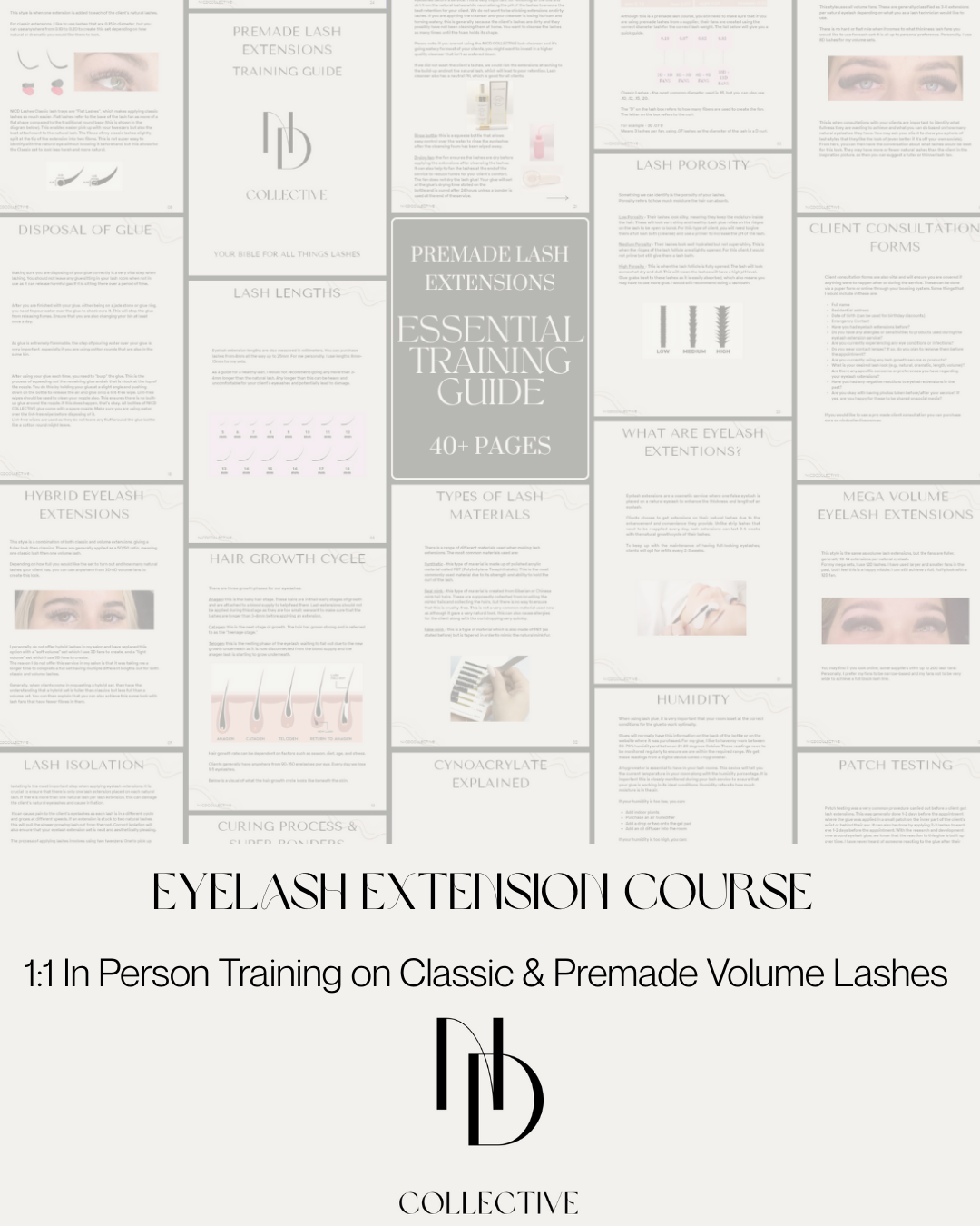 EYELASH EXTENSION TRAINING (IN PERSON)