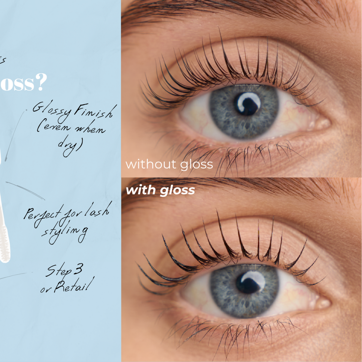 Bella Beauty Pro - Lash Gloss - Hydrating & Nourishing Styling Serum For Lashes