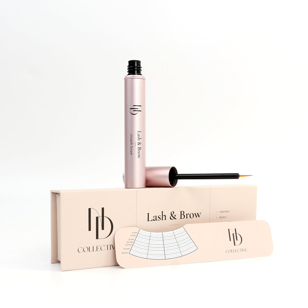 Lash & Brow Growth Serum – Peptides, Biotin & Nourishing Oils