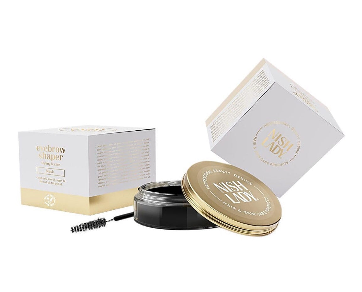 Nish Lady black eyebrow wax 50ml – NICD Collective