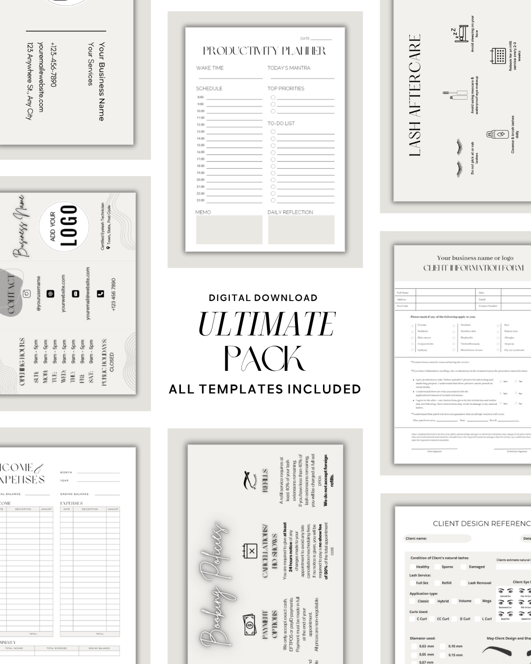 Ultimate Pack (EDITABLE IN CANVA)
