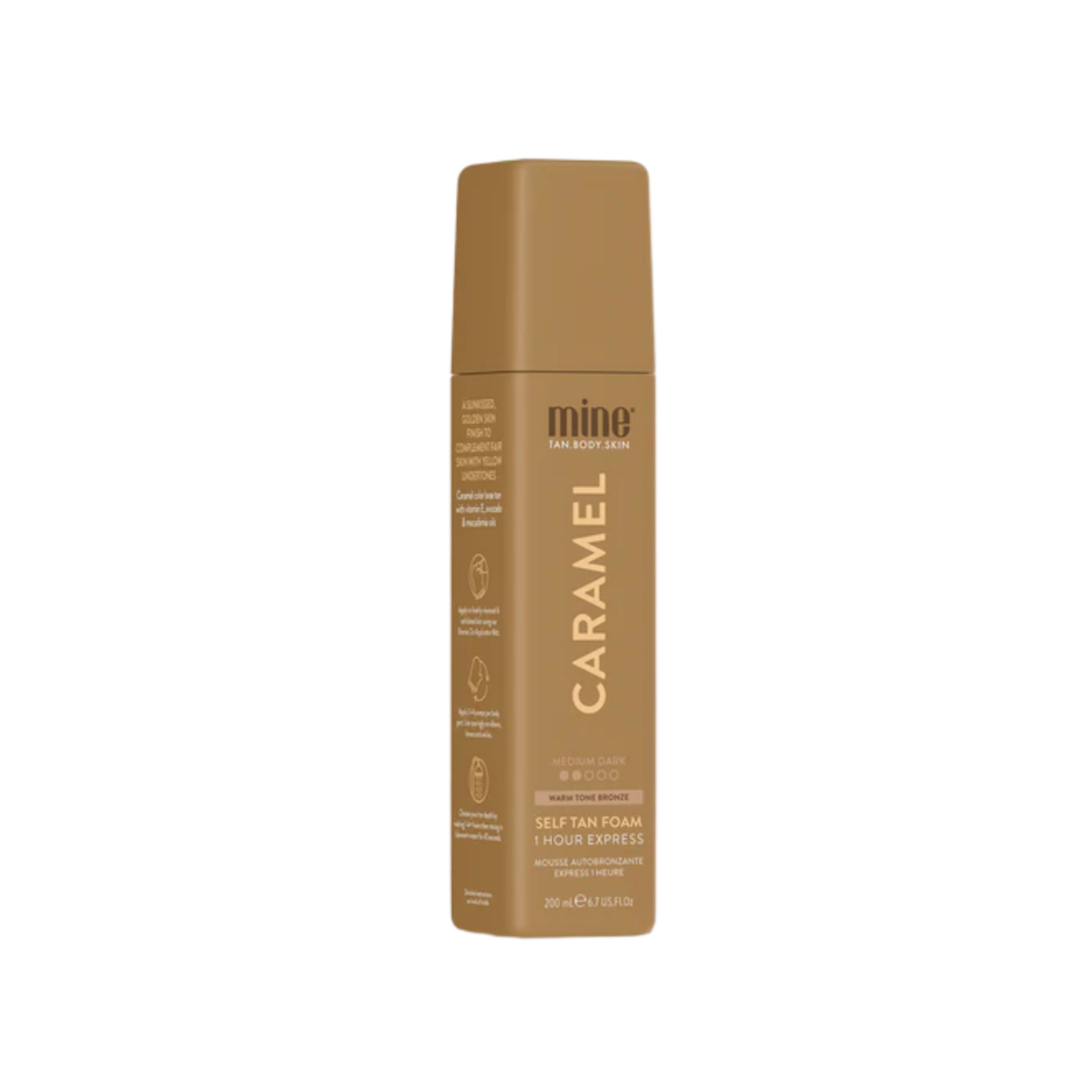 Caramel tan foam